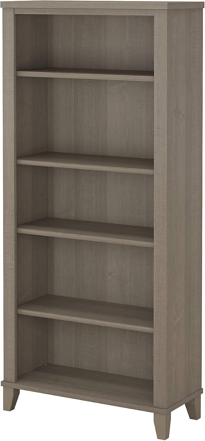 Ash Gray 5 Shelf Bookcase B72930