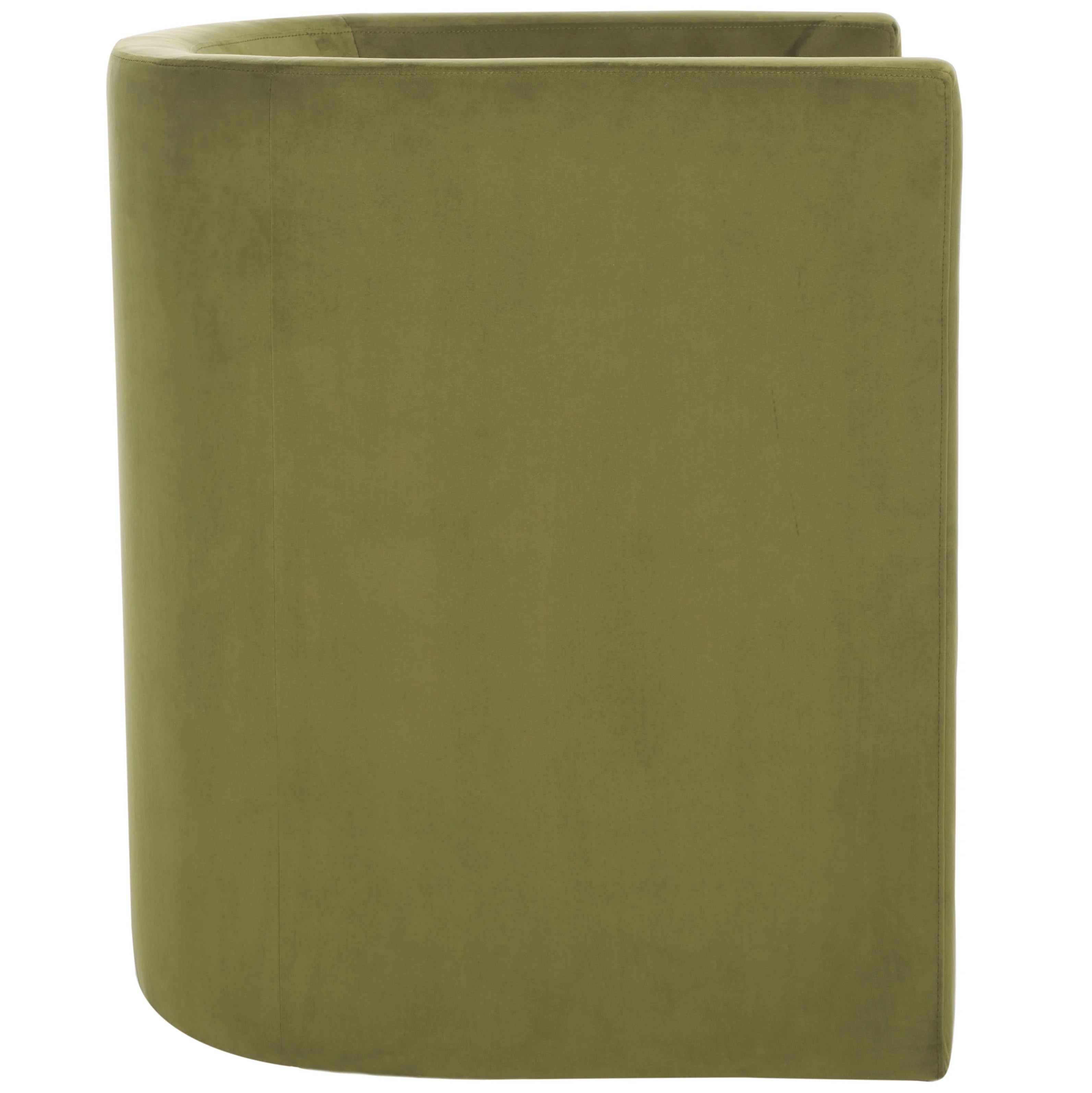 Oliver Green Velvet Accent Chairs C6067
