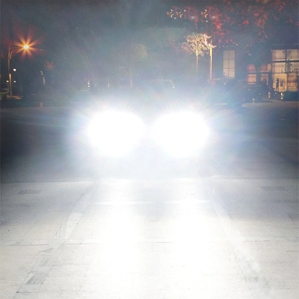 6000K White LED Headlight Bulbs High/Low Beam 2pc S7045