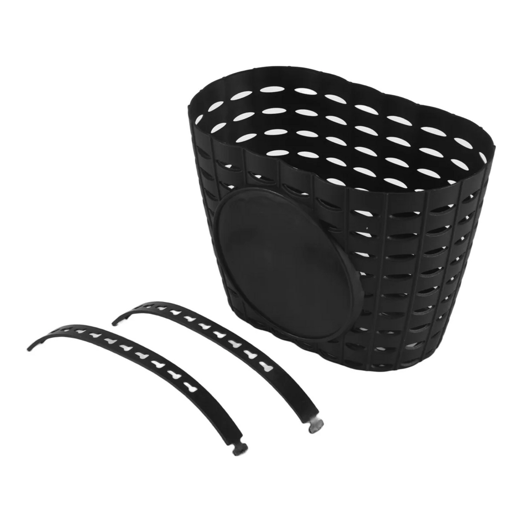 Black Plastic Kids Bike Basket J801