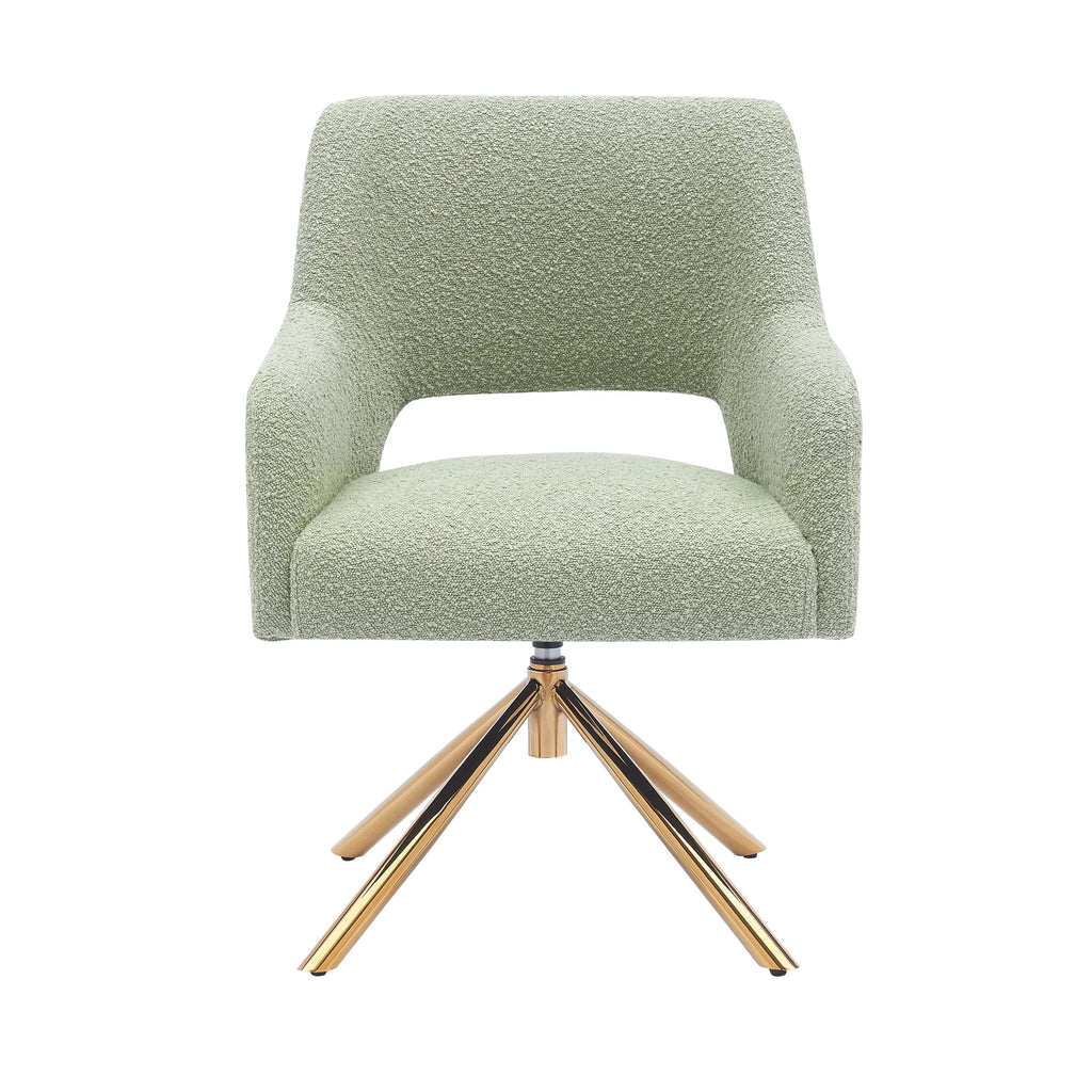 Desert Sage Boucle Accent Arm Chair L966