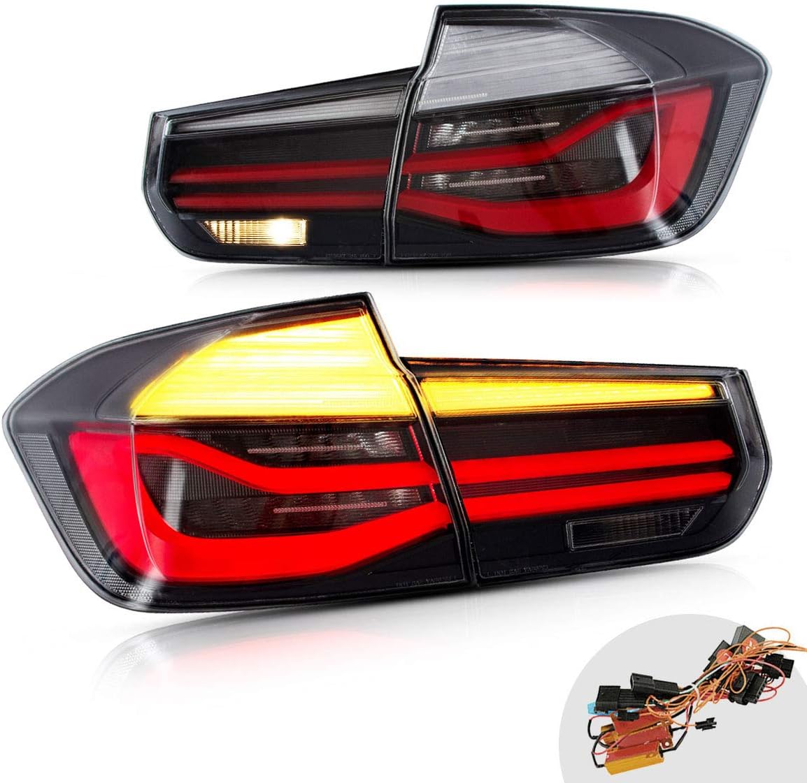 LED Sequential Tail Lights with Fiber Optic DRLs M742300