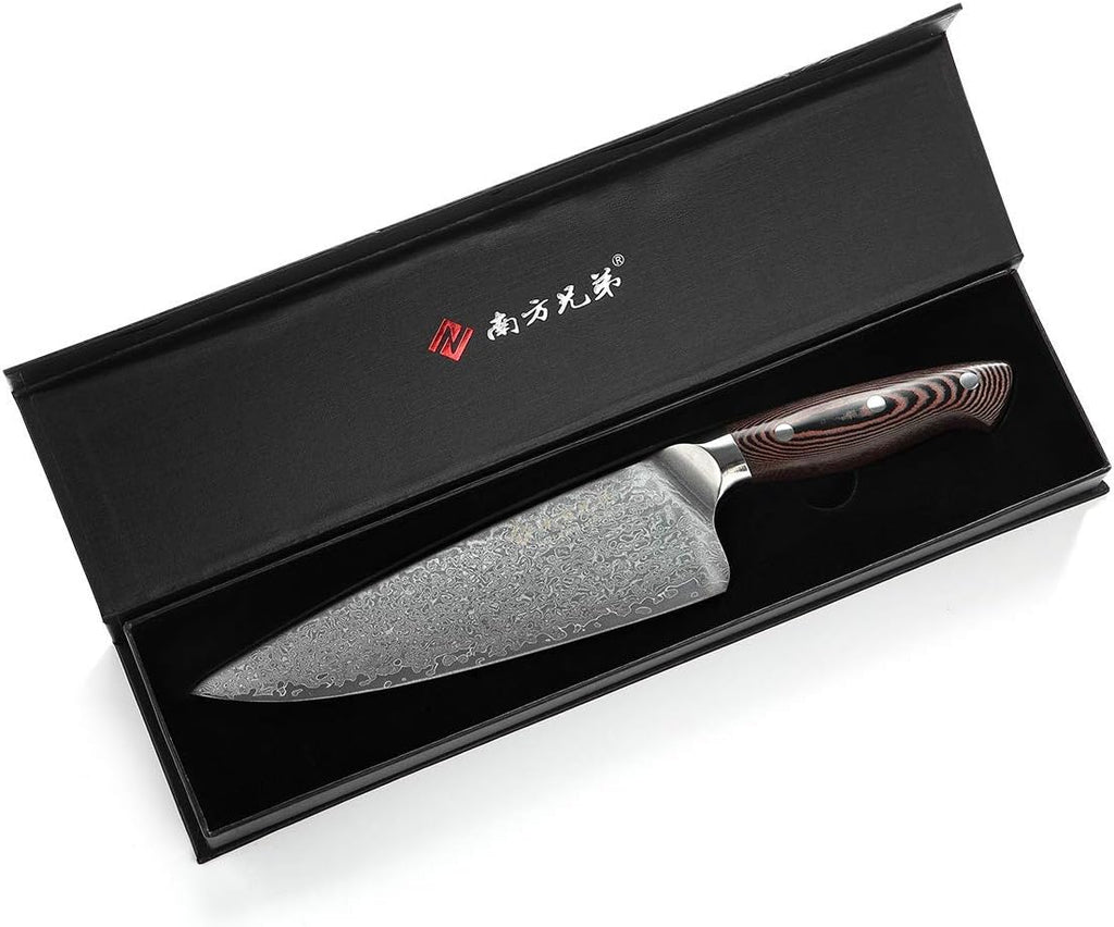 Damascus Chef Knife 8 Inch VG10 High Carbon Stainless Steel Knife Y948