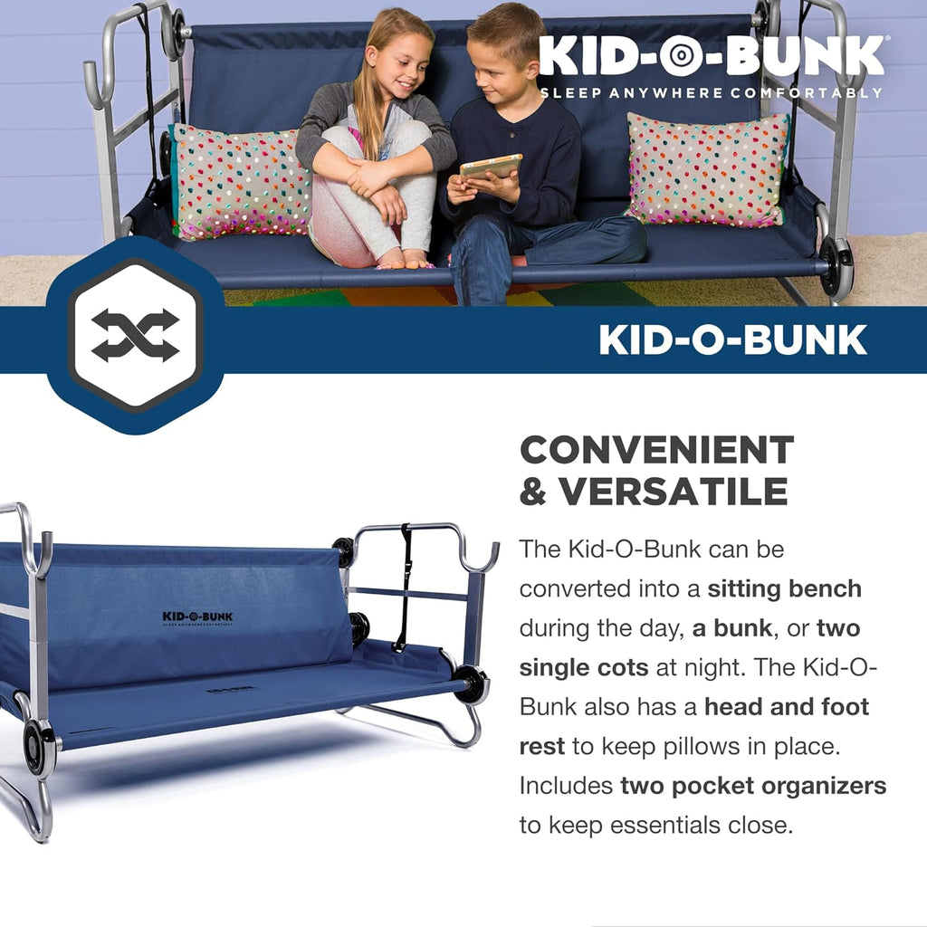 Navy Dresser with 2 Side Organizers D283