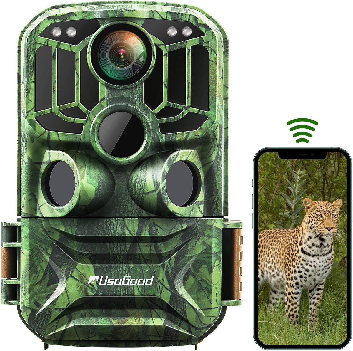 24MP WiFi Trail Camera with Night Vision Motion Activated IP66 Waterproof B8182