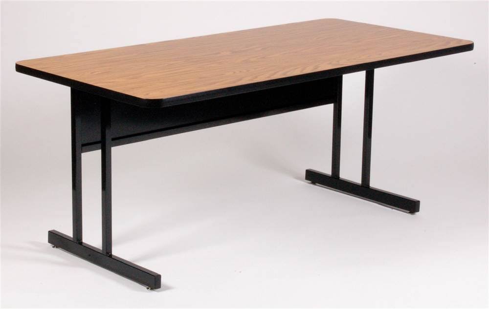 Medium Oak Keyboard Height Work Station C464476