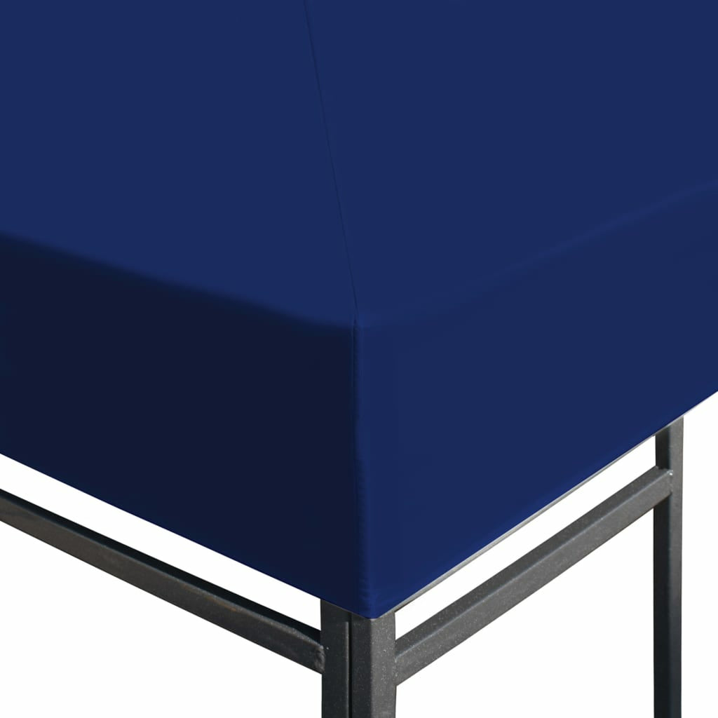 Blue 13.1ft x 9.8ft PVC Coating Gazebo Top Cover Replacement I5385