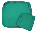 Patio Chair Cushion Pad Cover 24"X22"X4" Peacock W344