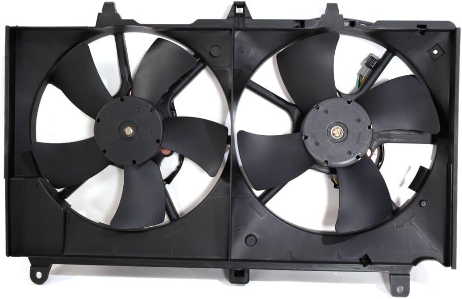 Dual Radiator A C Condenser Cooling Fan Motor Assembly K6870