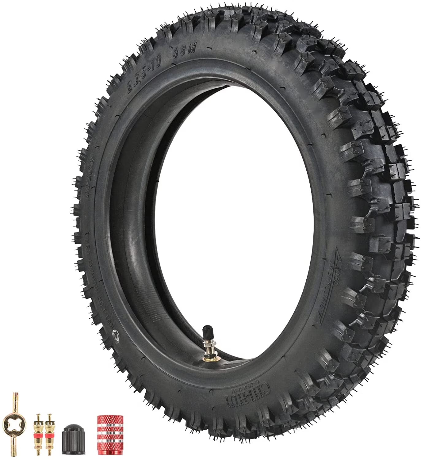 2.75-10" Off-Road Tire and Inner Tube Set H999755