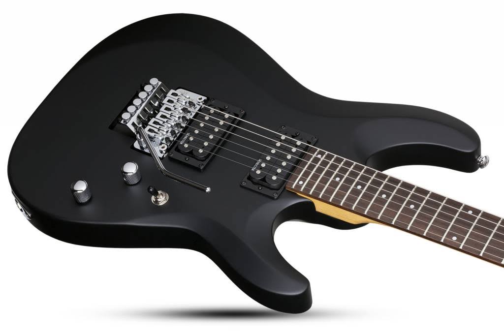 Satin Black Left Handed Electric Guitar V6028