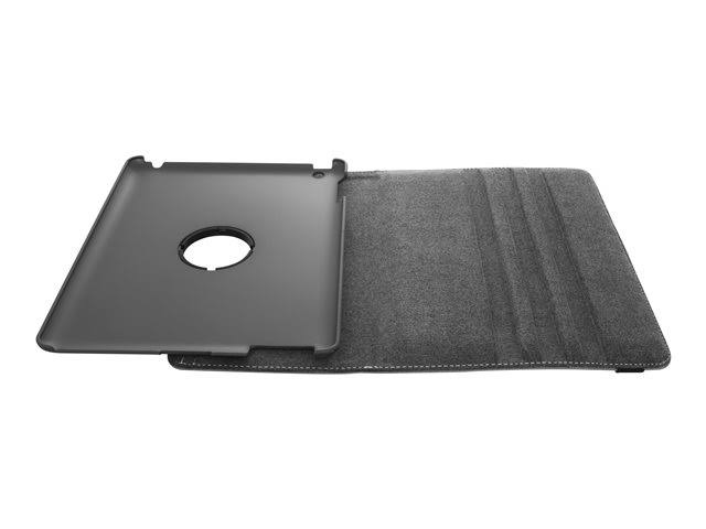Black Rotating Padded Case for iPad 3/4 I91206