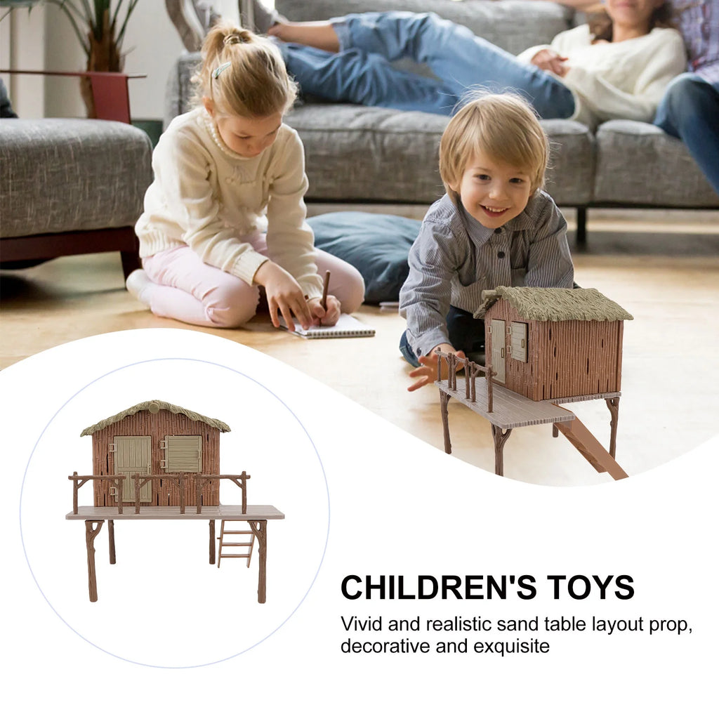 Miniature Diy Farmhouse Model Assembled Handcraft Educational Toys Q361810