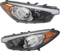 Headlight for 2014, 2016 Kia Forte Forte5 Left Driver and Right Passenger Halogen V71182