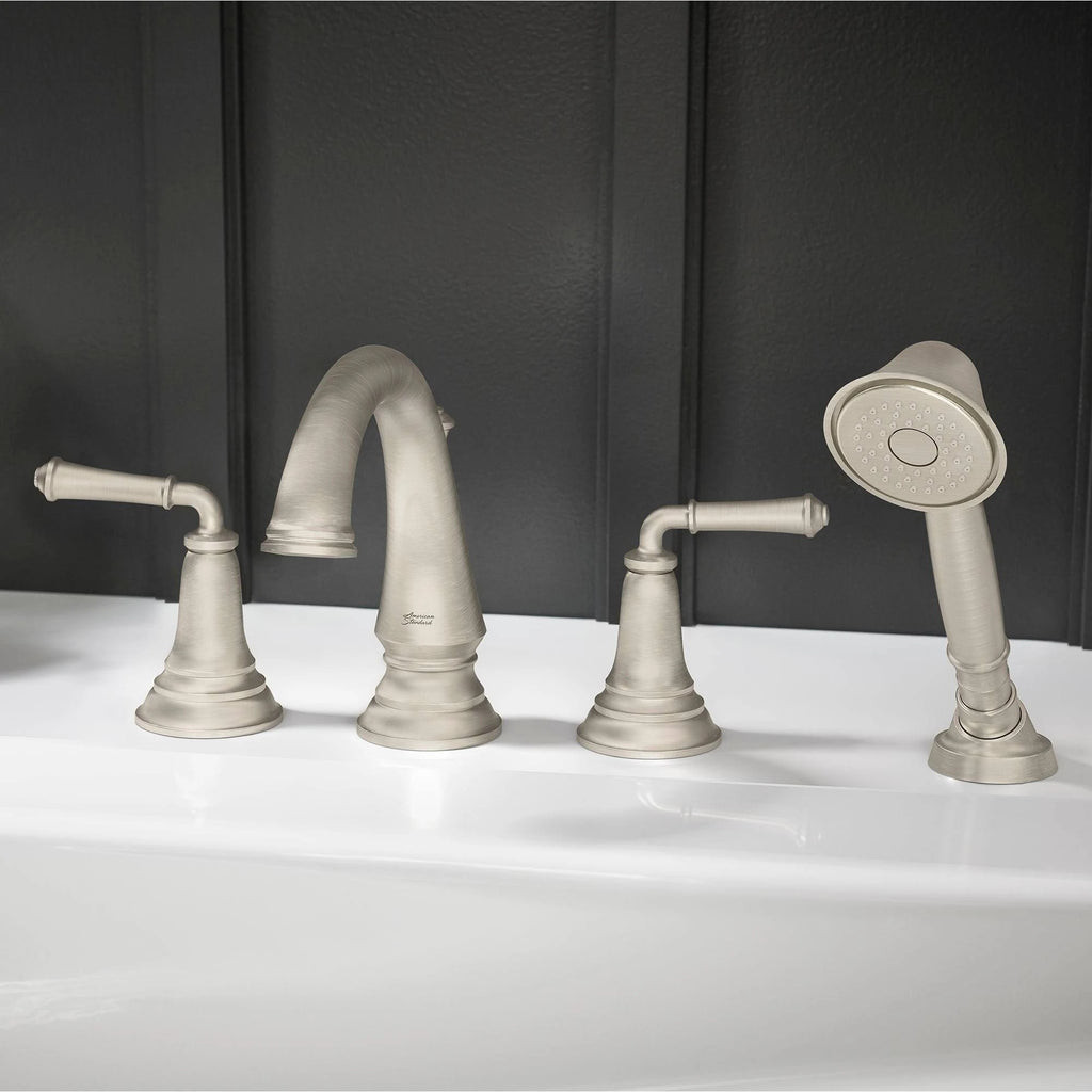 Polished Chrome Roman Tub Faucet with Personal Shower R9252