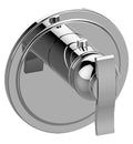 Satin Nickel Thermostatic Trim Plate with Lever Handle G87242