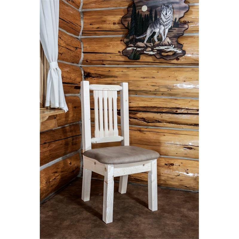 Buckskin Pattern Side Chair B975