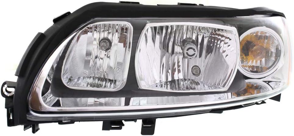 Volvo S60 Headlight Assembly 2005-2009 Pair Halogen R6403