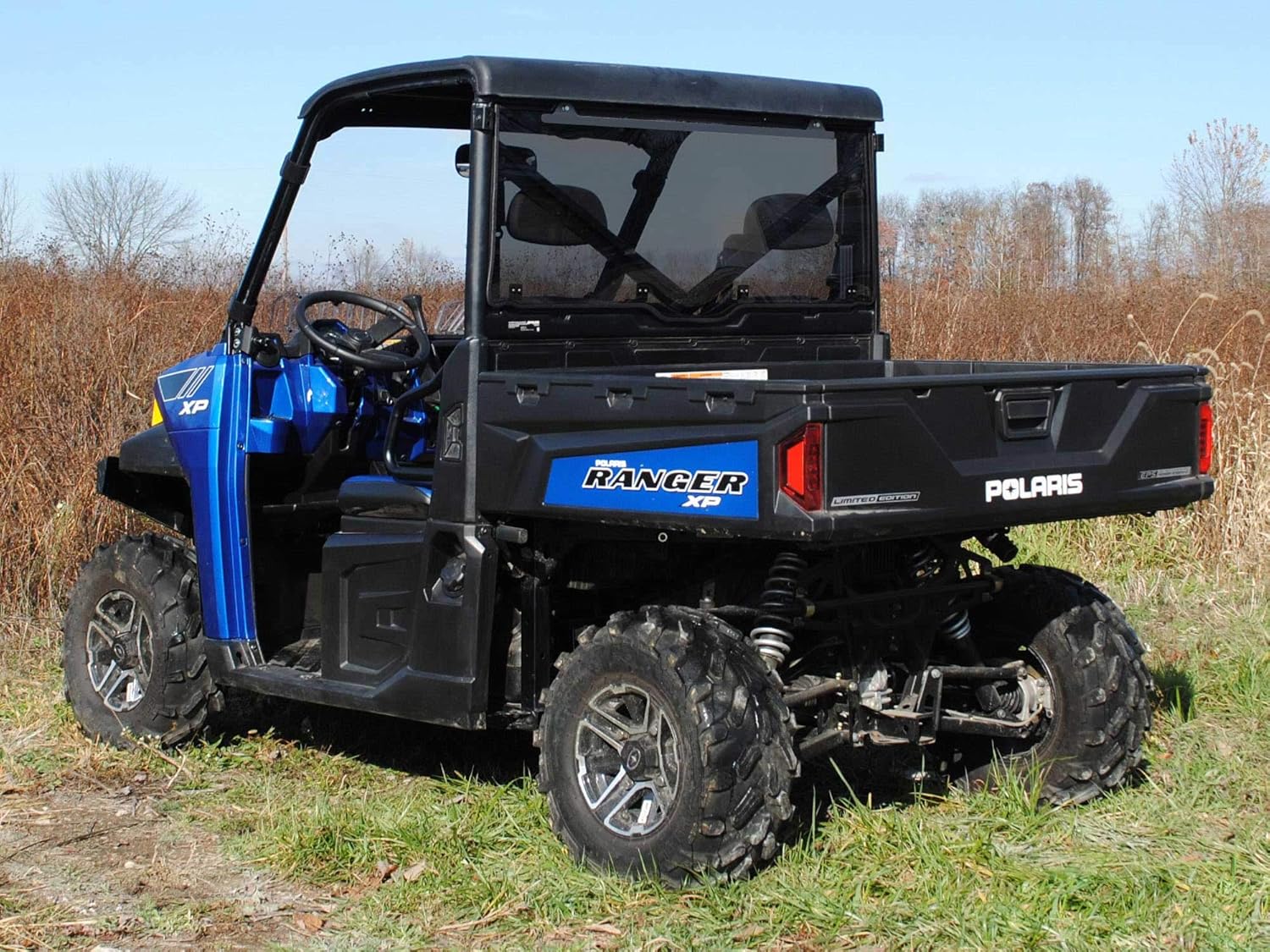 Rear Windshield for Polaris Ranger 900 / Crew, 1/4 Thick Light Tint Polycarbonate A162