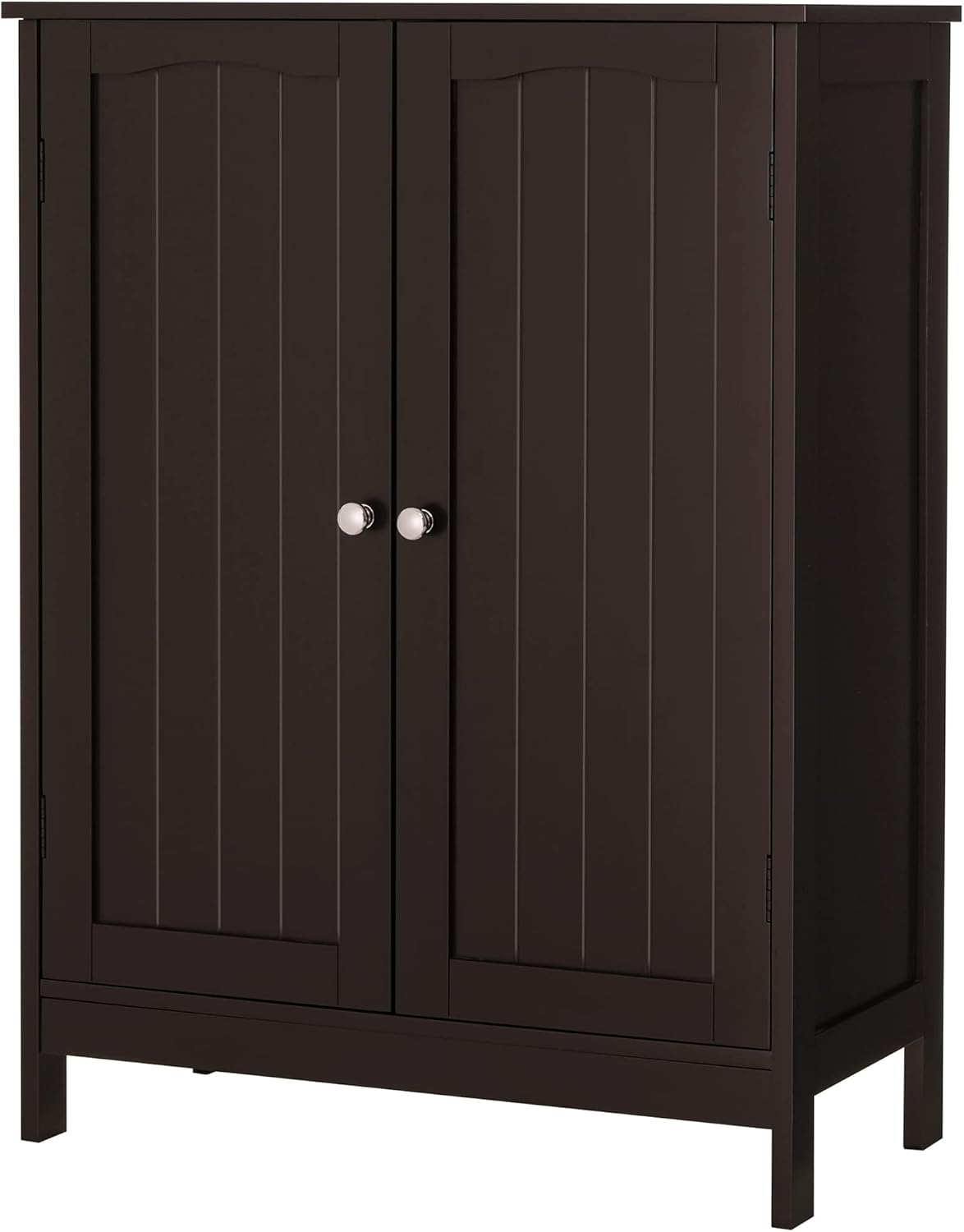Espresso 2 Door 2 Shelf Floor Storage Cabinet F658588