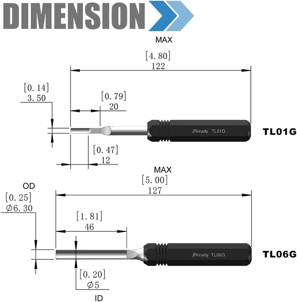 Heavy Duty Connectors Crimp Contact Removal Tool Kit Z225