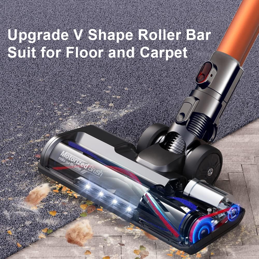 Cordless Stick Vacuum Cleaner 30KPa Lightweight Handheld Vacuum L8356