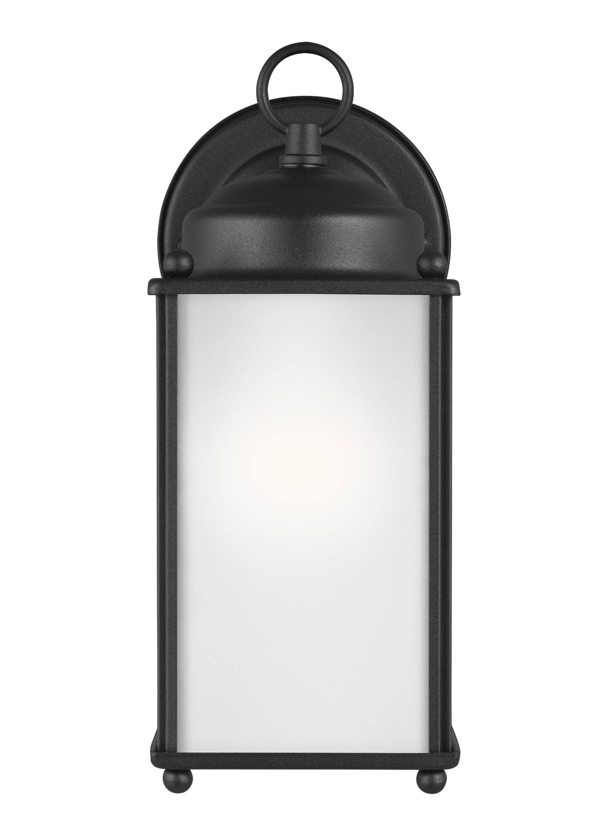 Black One Light Outdoor Wall Lantern Q7331