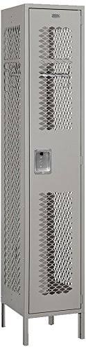 Gray Vented Metal Locker U466