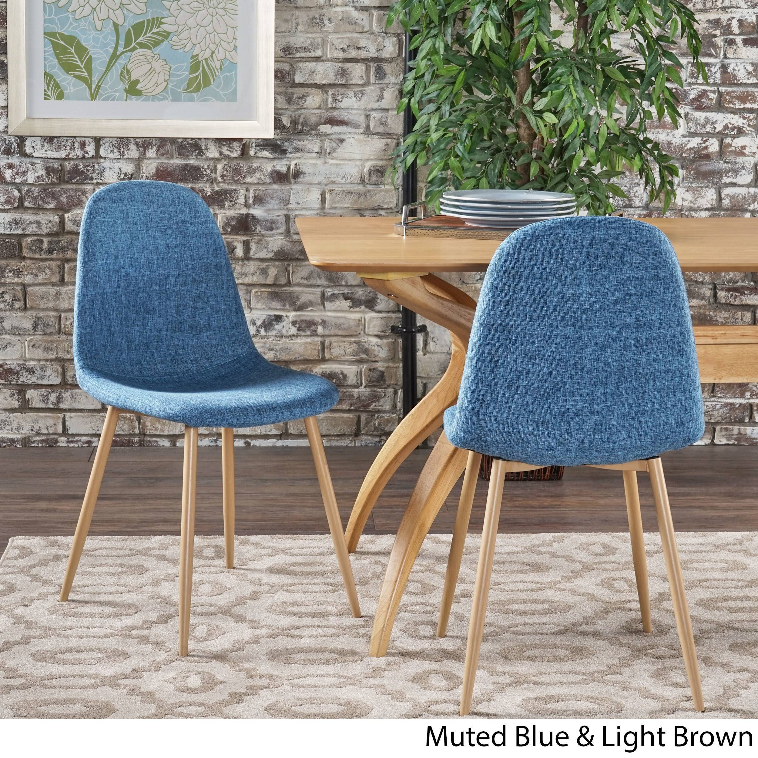 Blue Mid-Century Dining Chair W836
