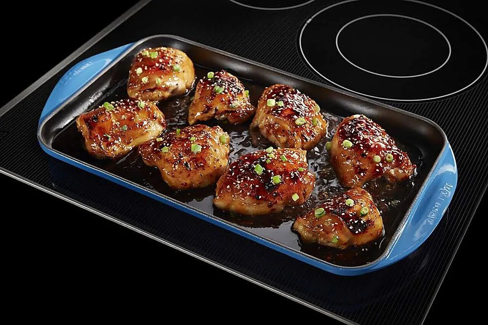 30-Inch Electric Cooktop with Reversible Grill and Griddle Stainless Steel L885