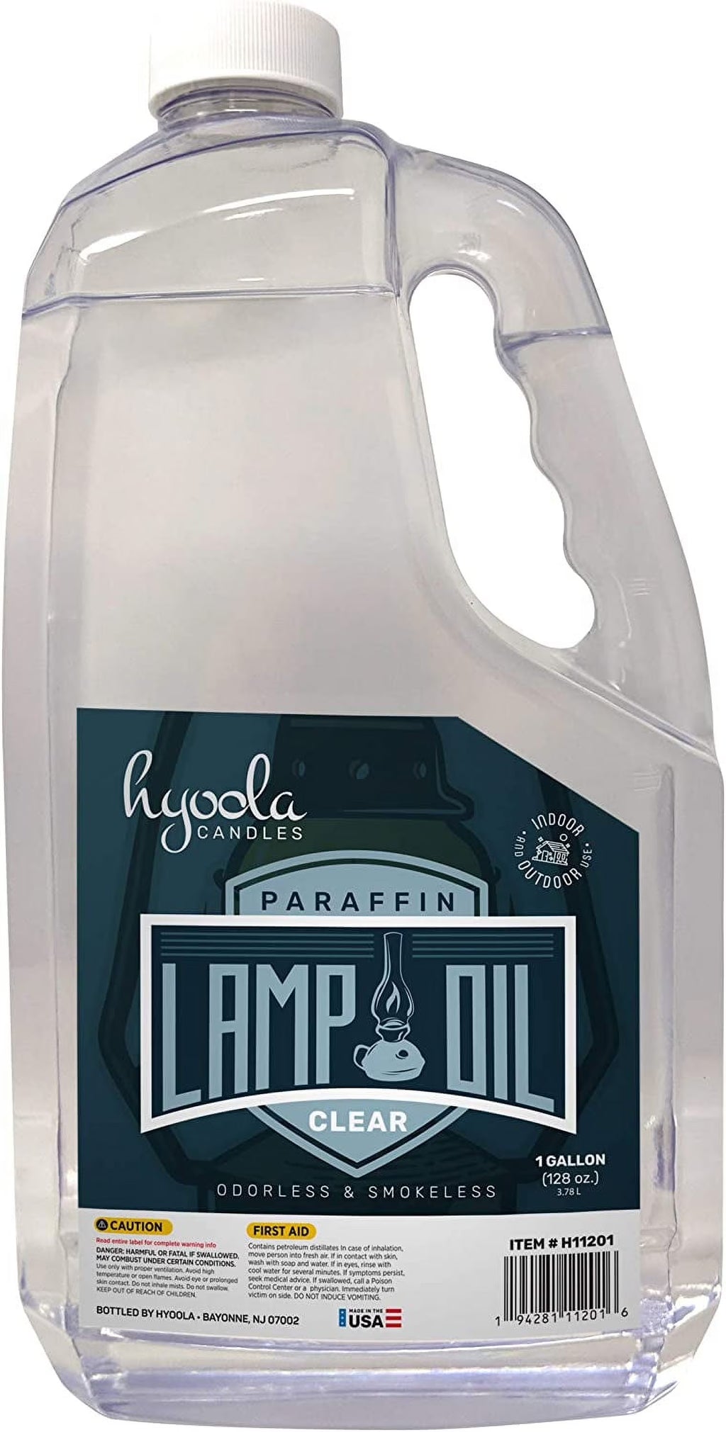 Clean Smokeless Liquid Paraffin Lamp Oil, Clear, 1 Gallon F889944