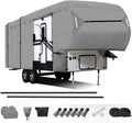 5th Wheel RV Cover with 2Pcs Extra Long-Straps Fits 37'-41' X86942