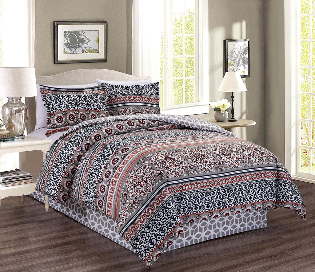 3-Piece Queen Size Down Alternative Comforter Set M6034