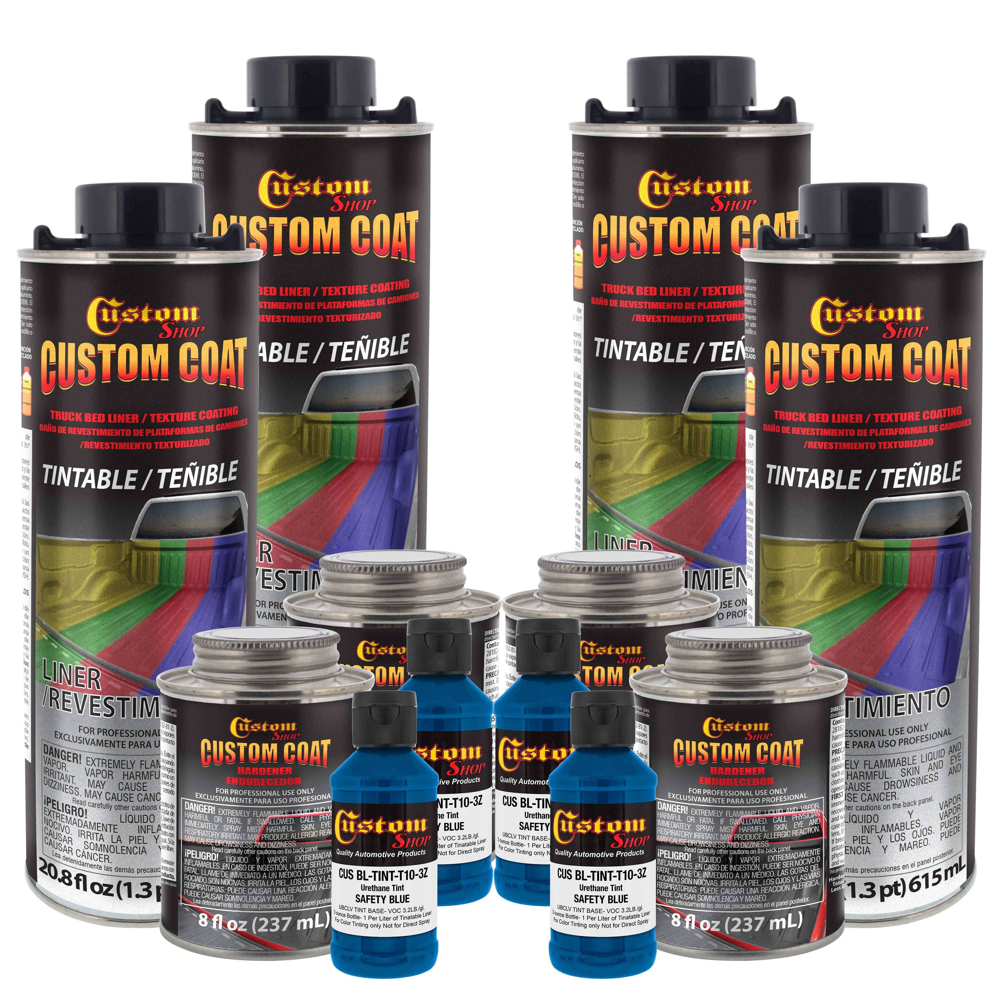 Safety Blue 4 Liter Urethane Spray-On Truck Bed Liner Kit Y900