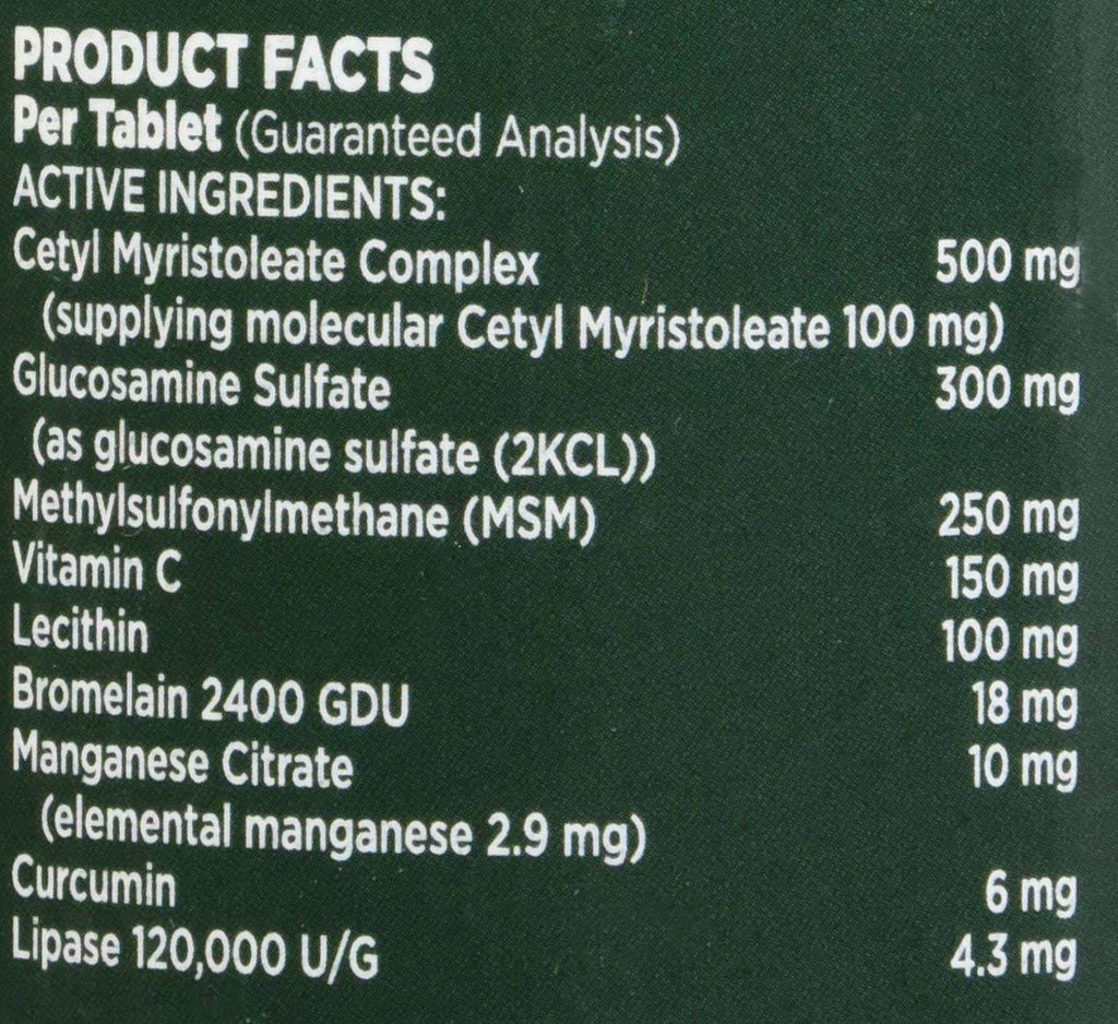 120 Tabs Canine Joint Formula Z936