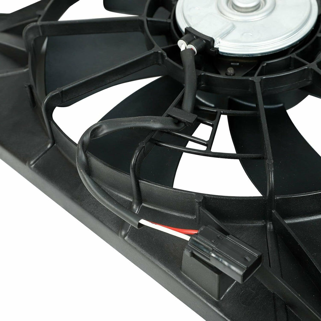 1 Pair AC Cooling Radiator Fan Assembly Left and Right Side 7+5 Blades Pack of 2 C95502