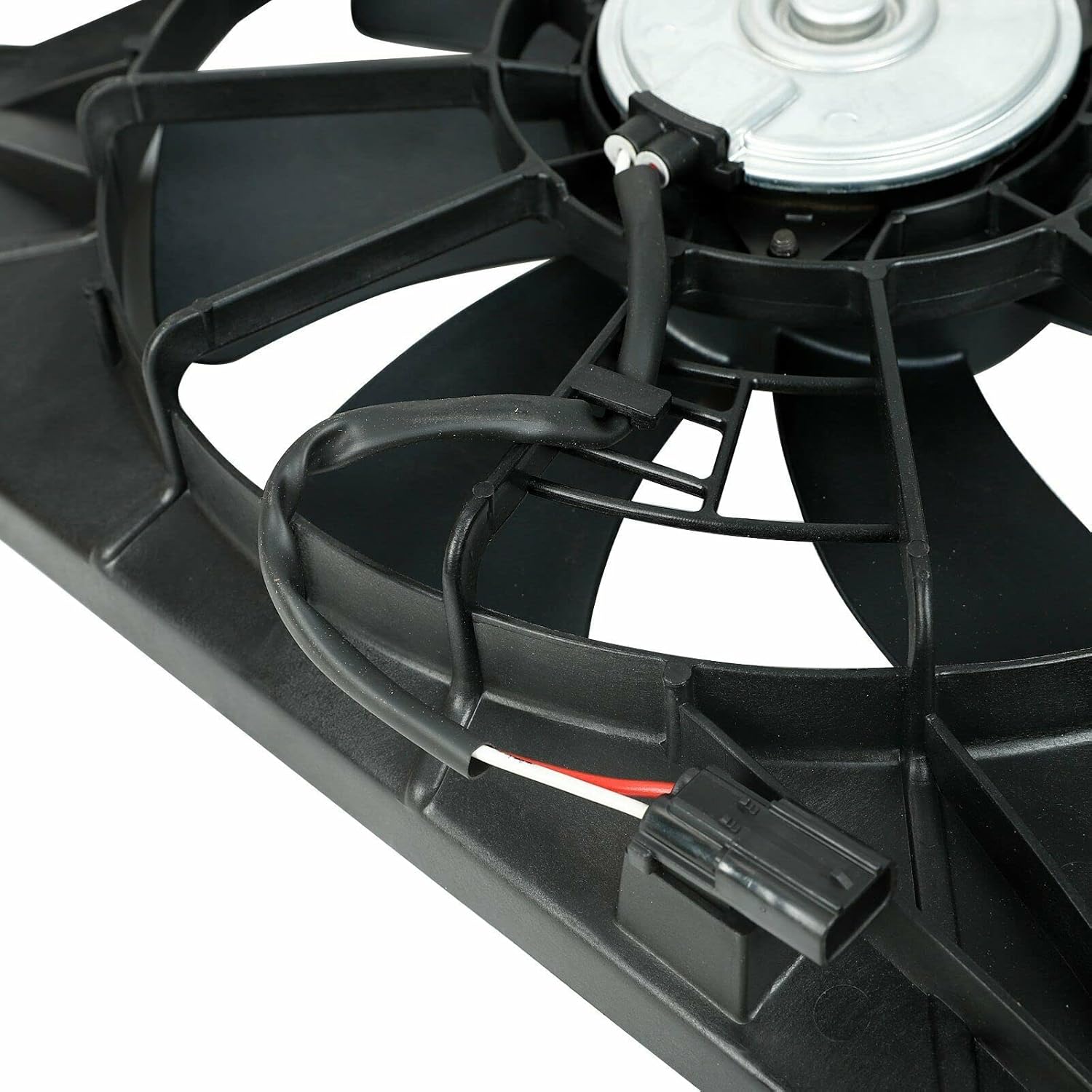 1 Pair AC Cooling Radiator Fan Assembly Left and Right Side 7+5 Blades Pack of 2 C95502
