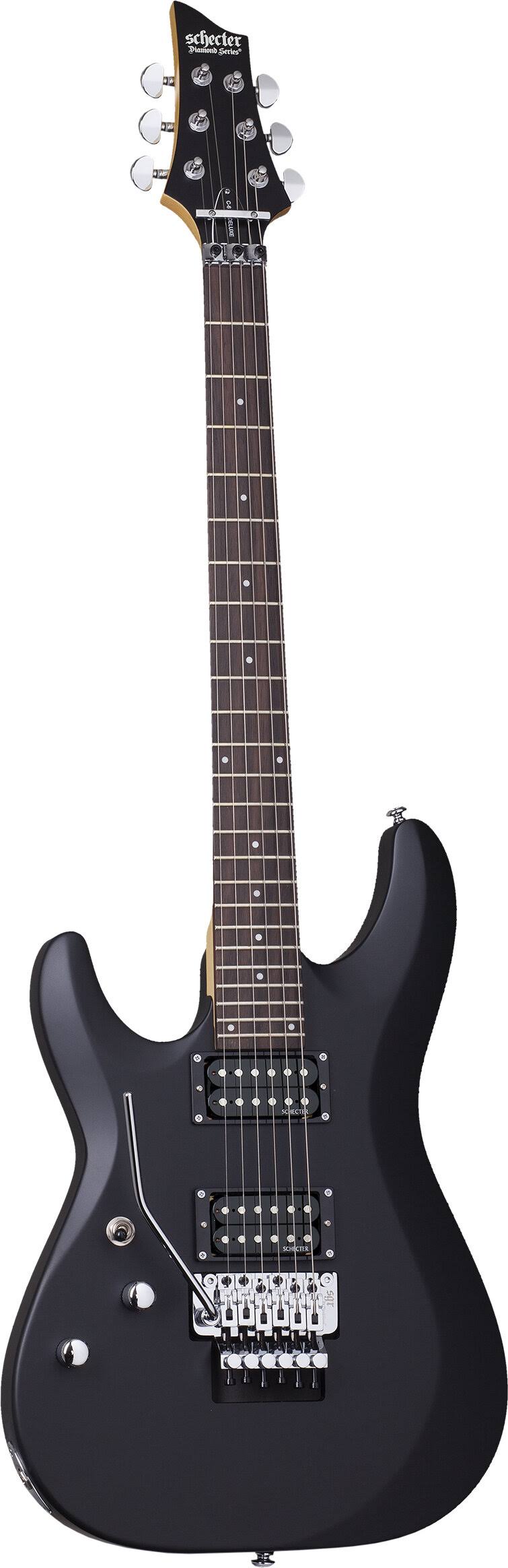 Satin Black Left Handed Electric Guitar V6028