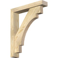 Rough Sawn Douglas Fir Bracket with Offset Brace J990