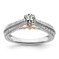 2.50 CT Old Miner Diamond Double Row Accents Ring H944515