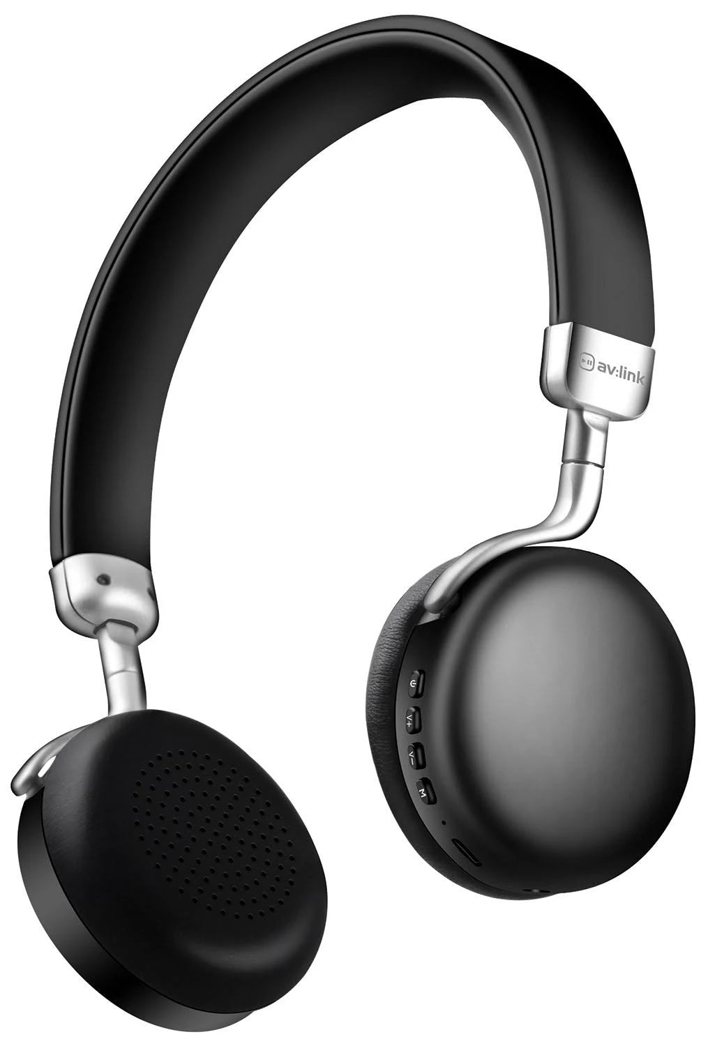Metallic Bluetooth Headphones Black B8282