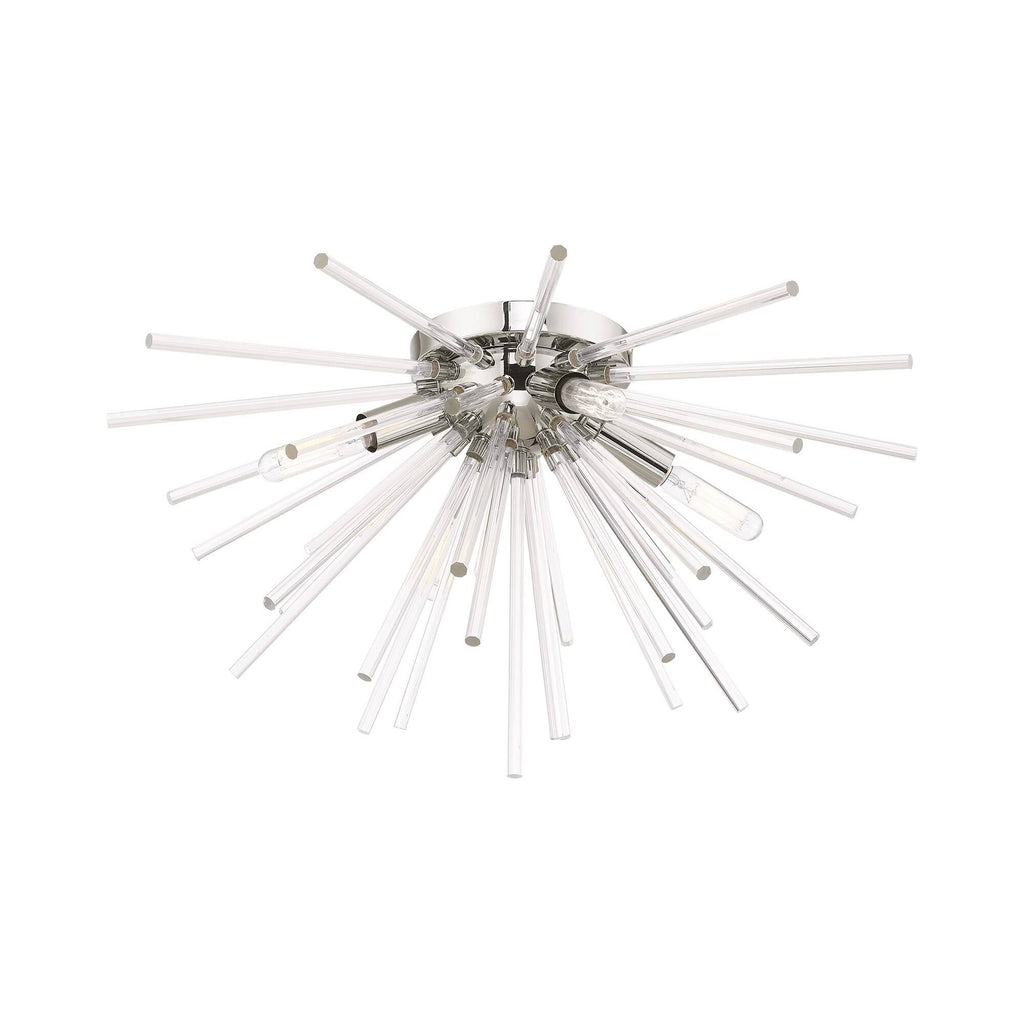 4 Light Satin Brass Ceiling Mount G720
