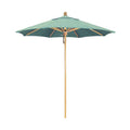 7.5 ft Patio Umbrella with White Oak Fiberglass Pole O39070