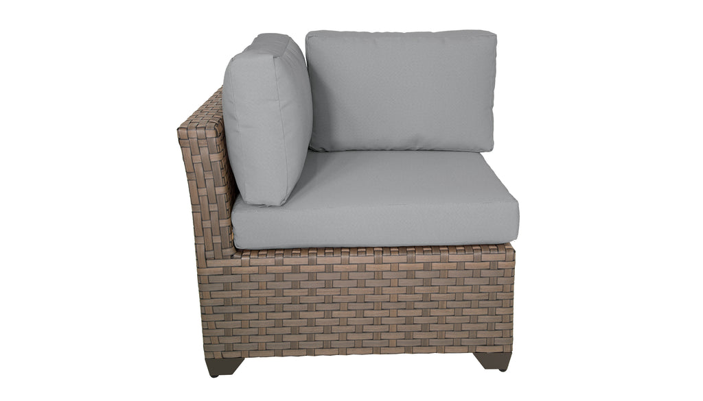 5 Piece Wicker Patio Conversation Set with Club Chair and Cushion Covers K5054