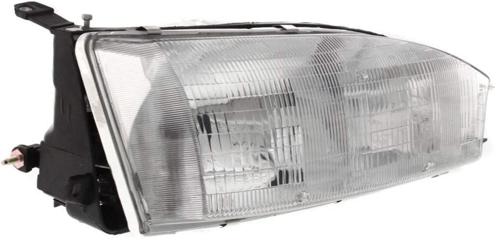 Passenger Side Halogen Headlight for Toyota Camry 1992 1993 1994 T842076