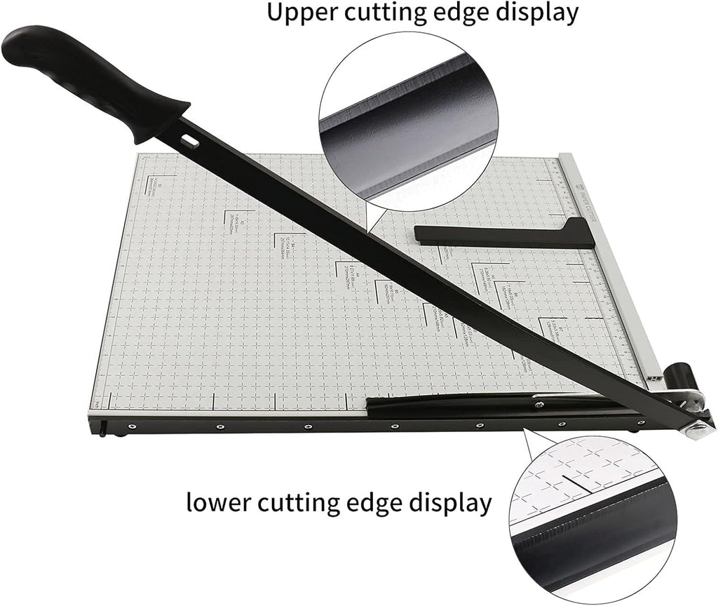 Guillotine Paper Cutter 21” Cutting Length with Safety Blade Lock X132766