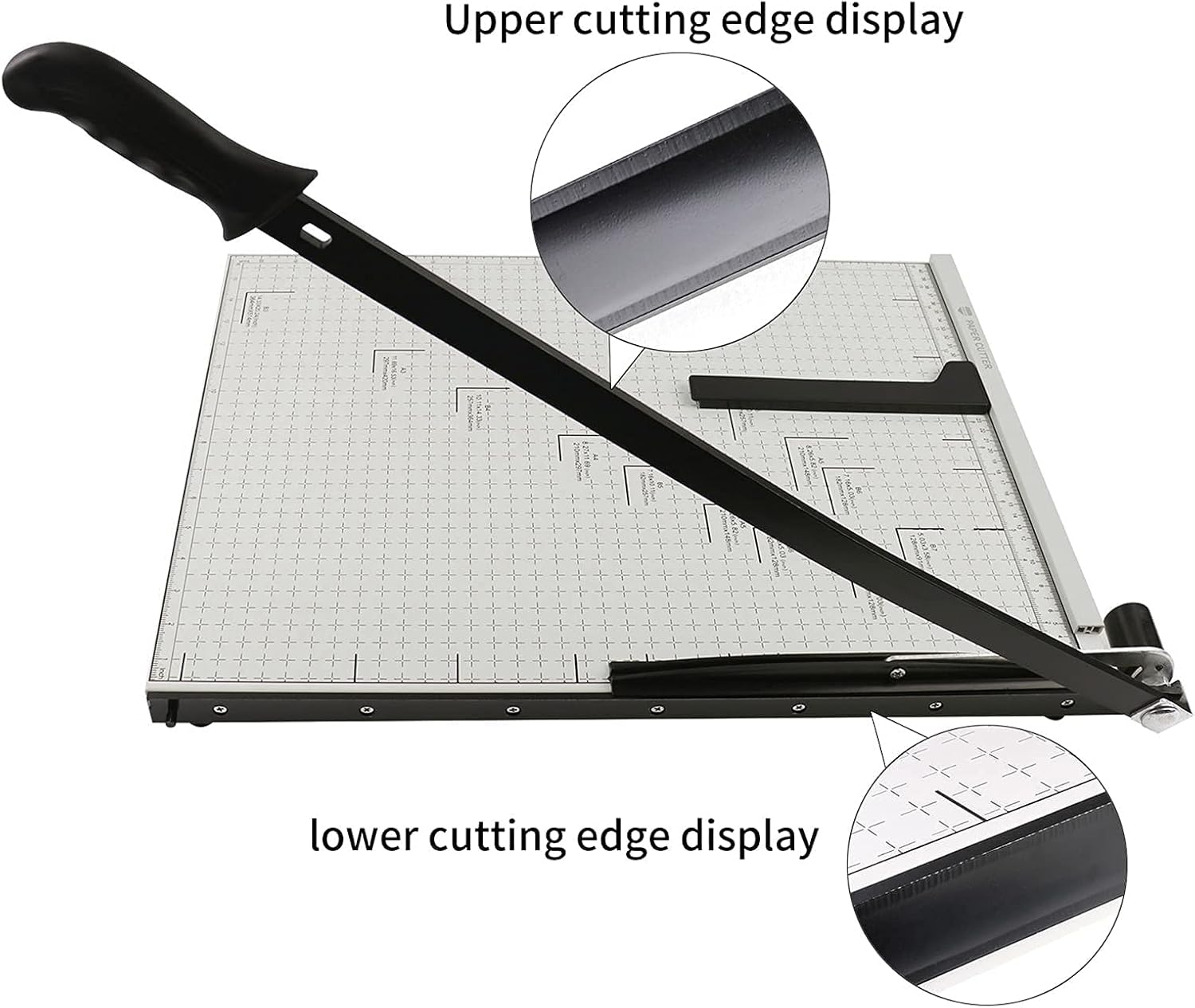 Guillotine Paper Cutter 21” Cutting Length with Safety Blade Lock X132766