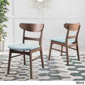Set of 2 Fabric Dining Chair A736
