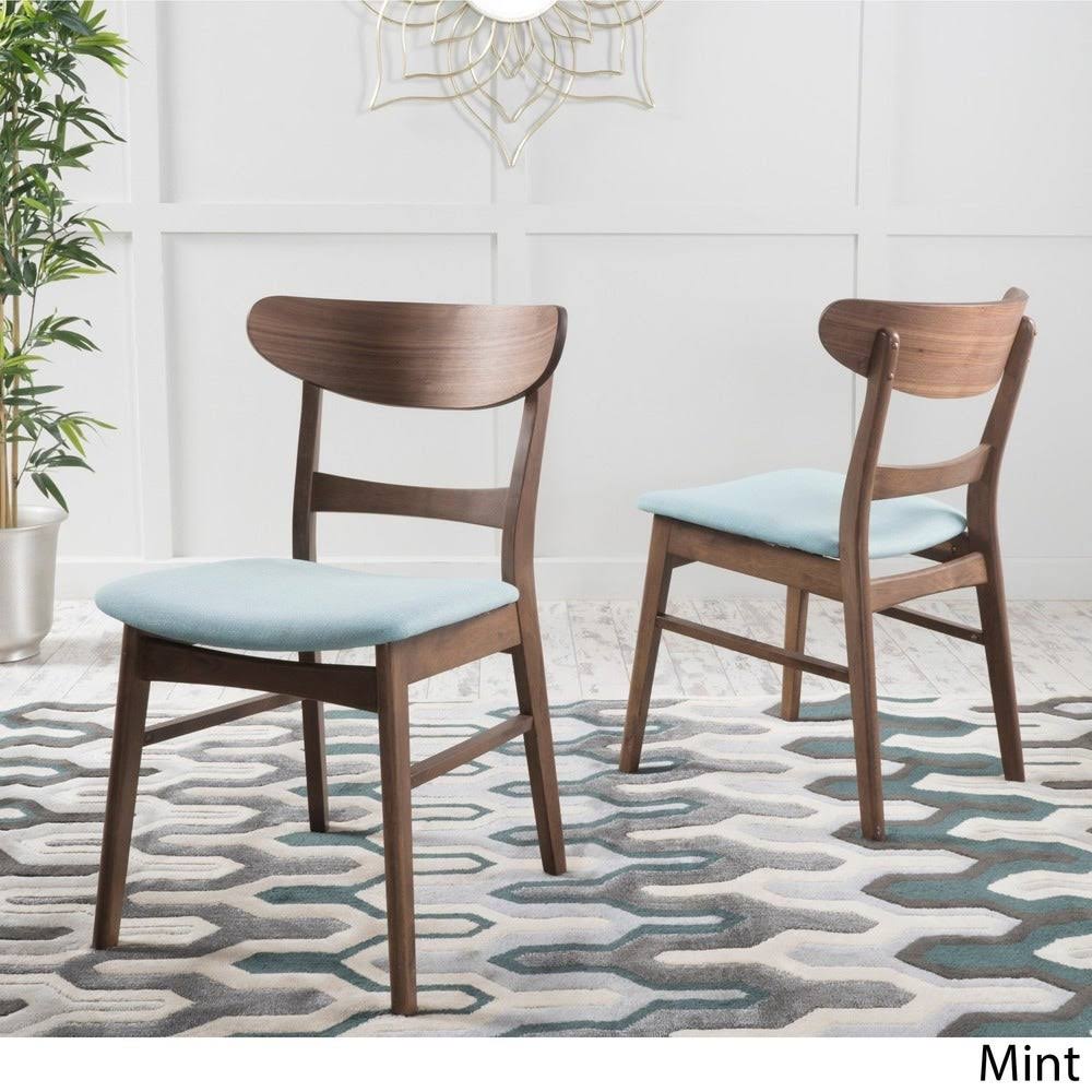 Set of 2 Fabric Dining Chair A736