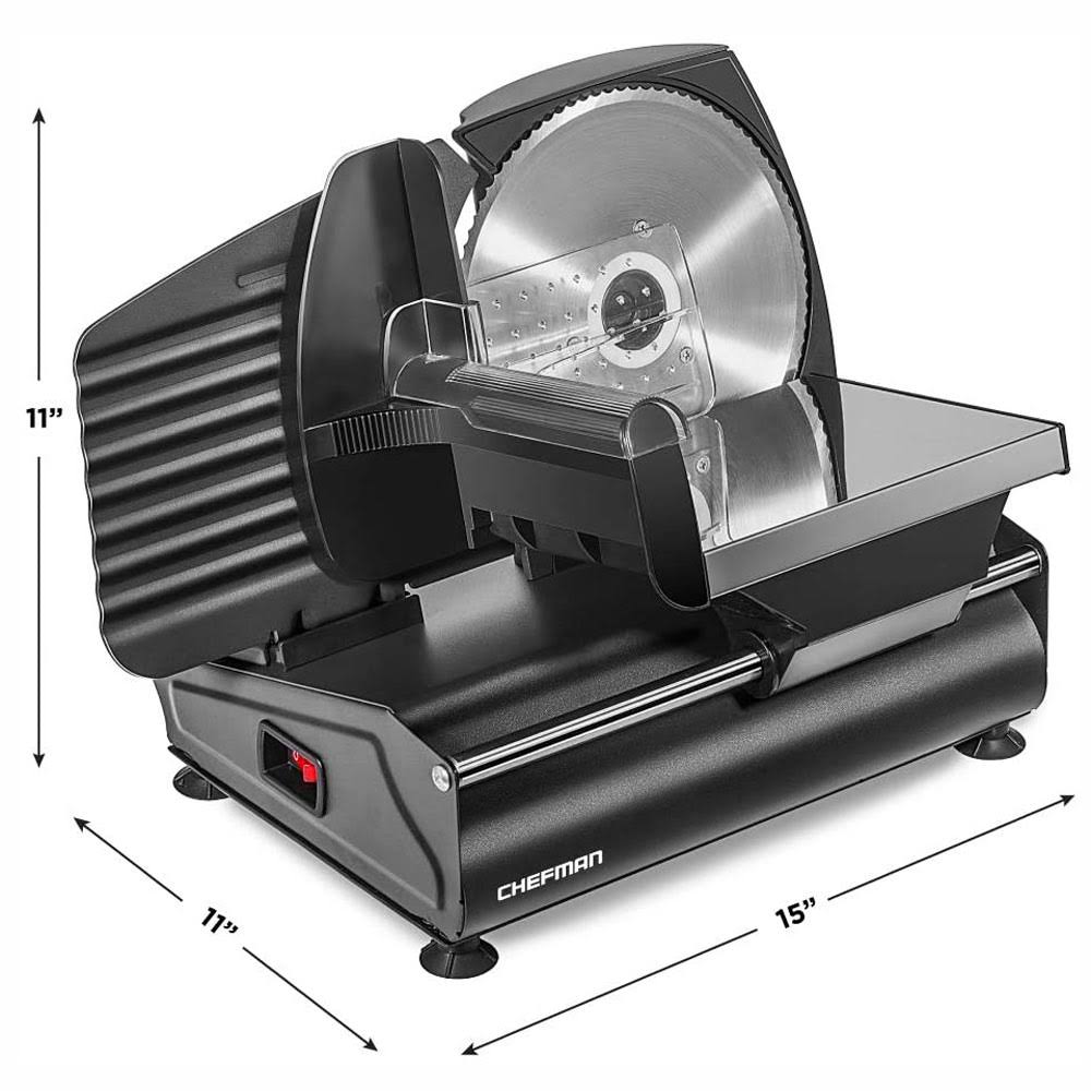Black Stainless Steel Electric Food Slicer D88791